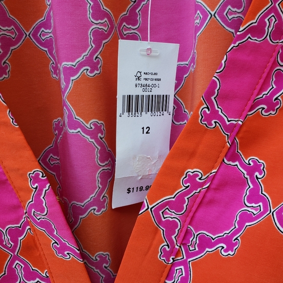 NWT Banana Republic Geometric Print Maxi Dress -12 - Picture 8 of 12